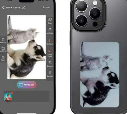 [Copy]Hello Kitty emoji flip up mirror Apple phone case