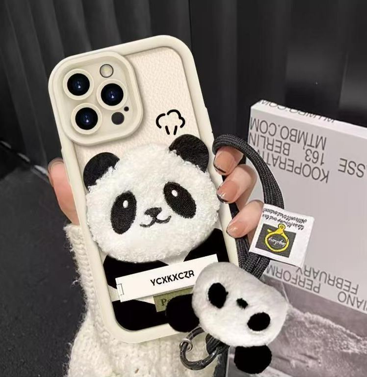 3D Plush Panda - Phone Case