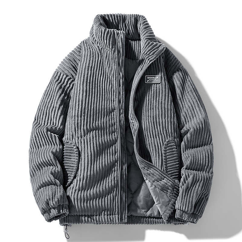 Men's warm corduroy cotton jacket-#2015112