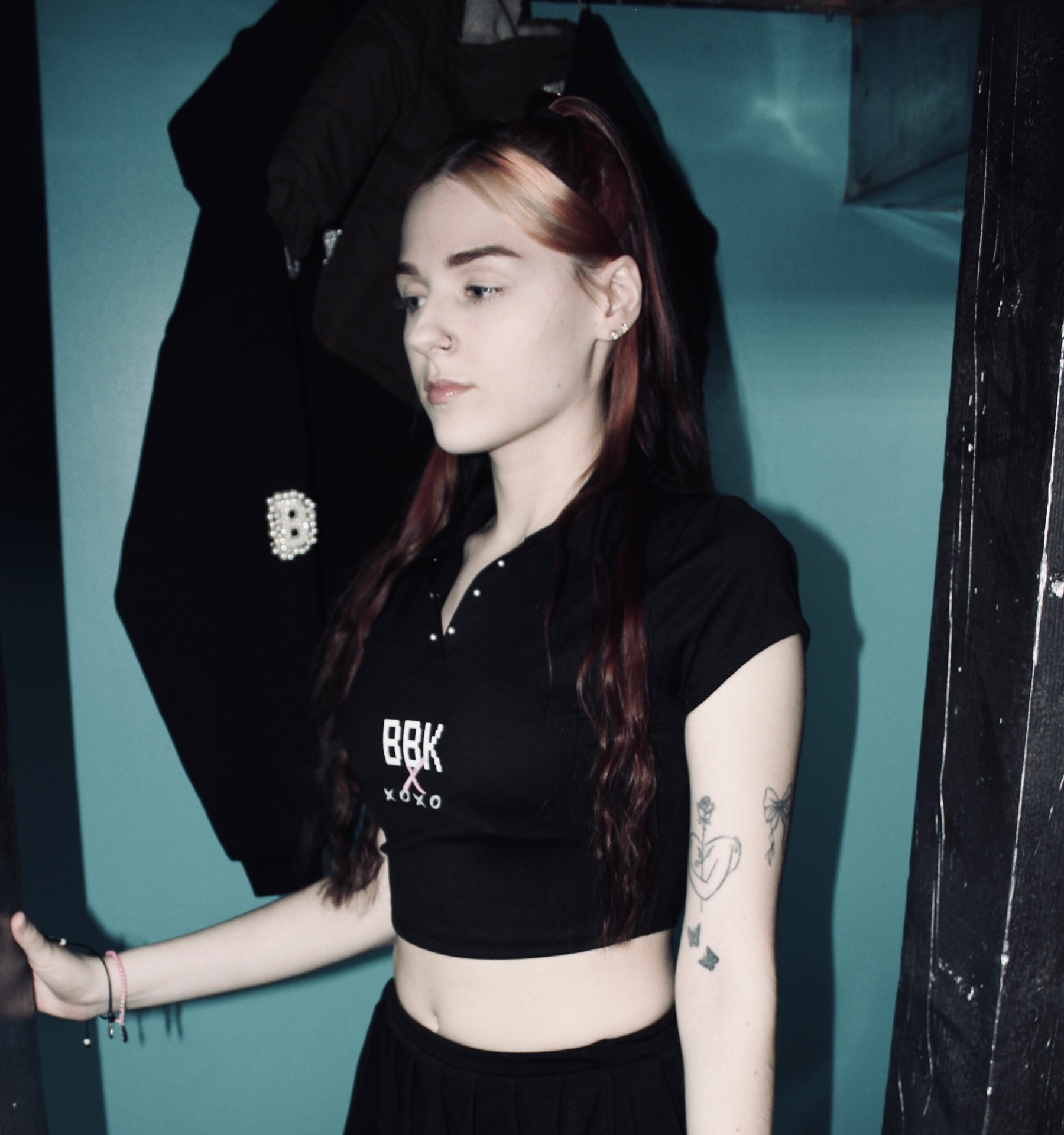 LVB.1 TEE CROP TOP Elastic Tee