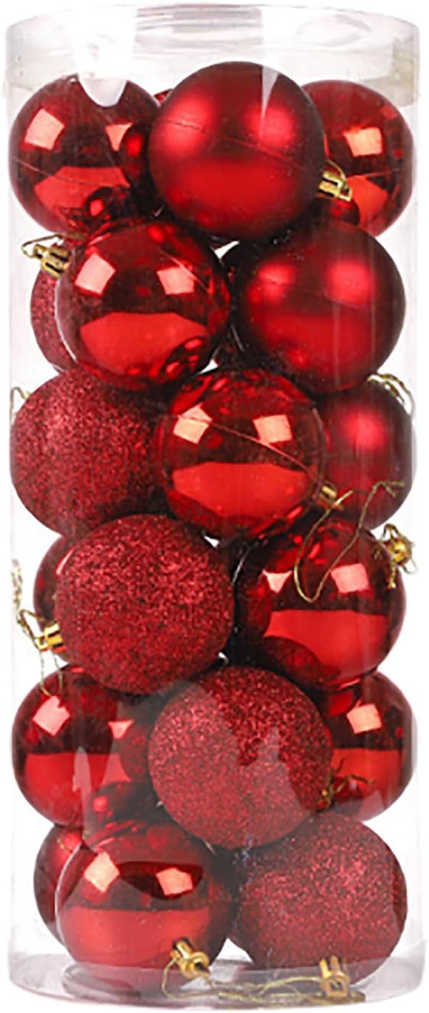 Lot de 24 Boules de Noel