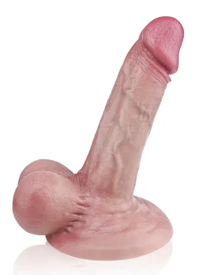 Talon 8.07" x 1.77" Flesh Thick Real Feel Dildo With Big Ball