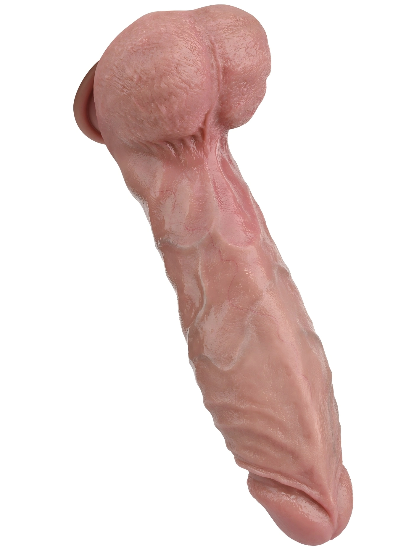 Leo 9.72" x 2.24" Flesh Extra Real Feel Huge And Thick Anal Dildo