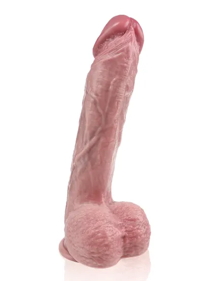 Jacob 9.37" x 1.65" Real Feel Realistic Dildo & Soft Glan