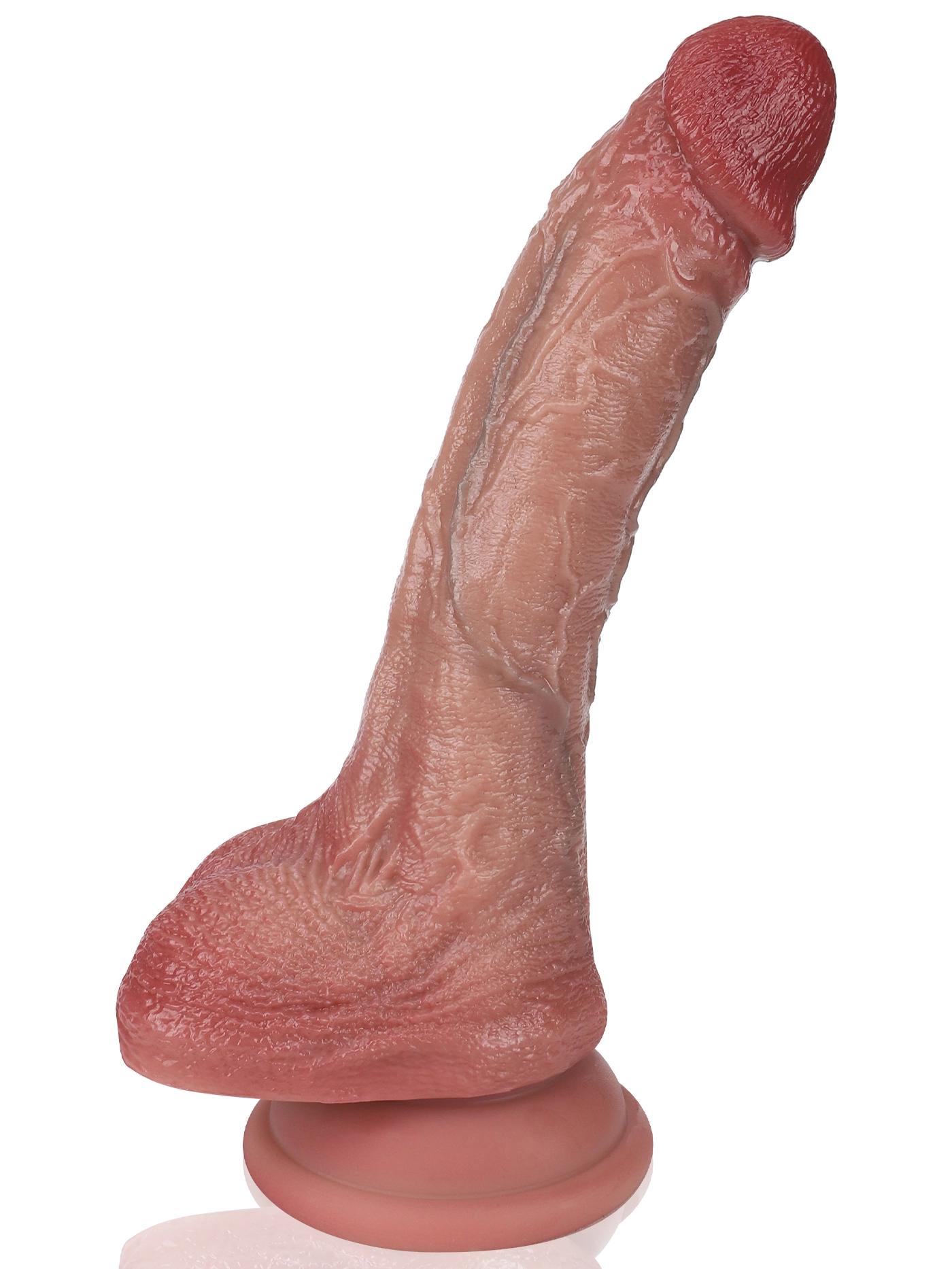 Pulse 6.77" x 3.7" Realistic Skin-Tone Vibrating & Telescoping Dildo