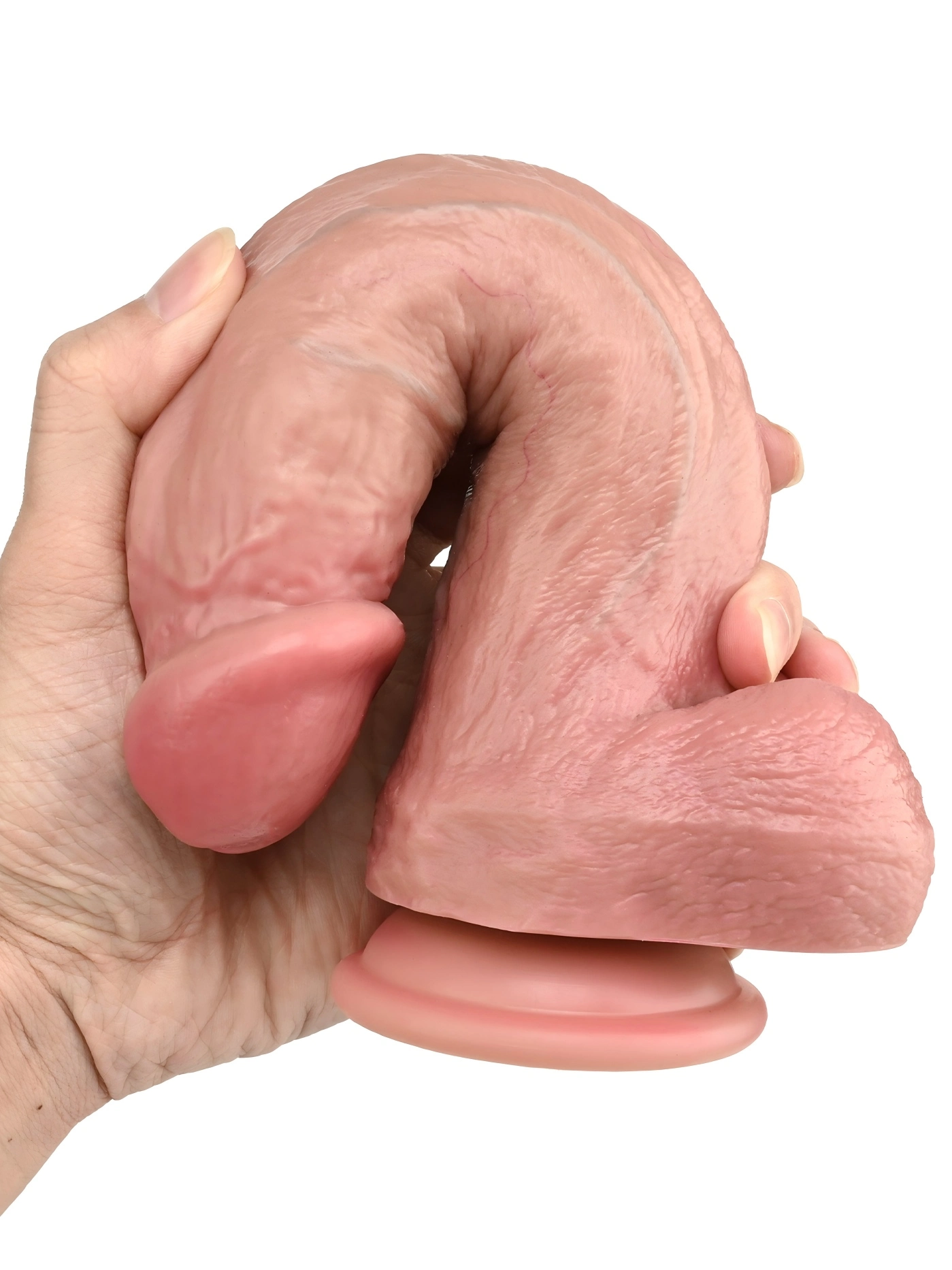 Wade 8.54" x 1.73" Real Feel Soft Dildo with Sexy Glans