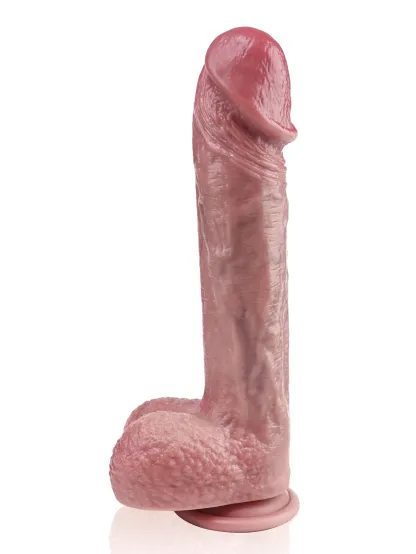 Jacob 9.37" x 1.65" Real Feel Realistic Dildo & Soft Glan