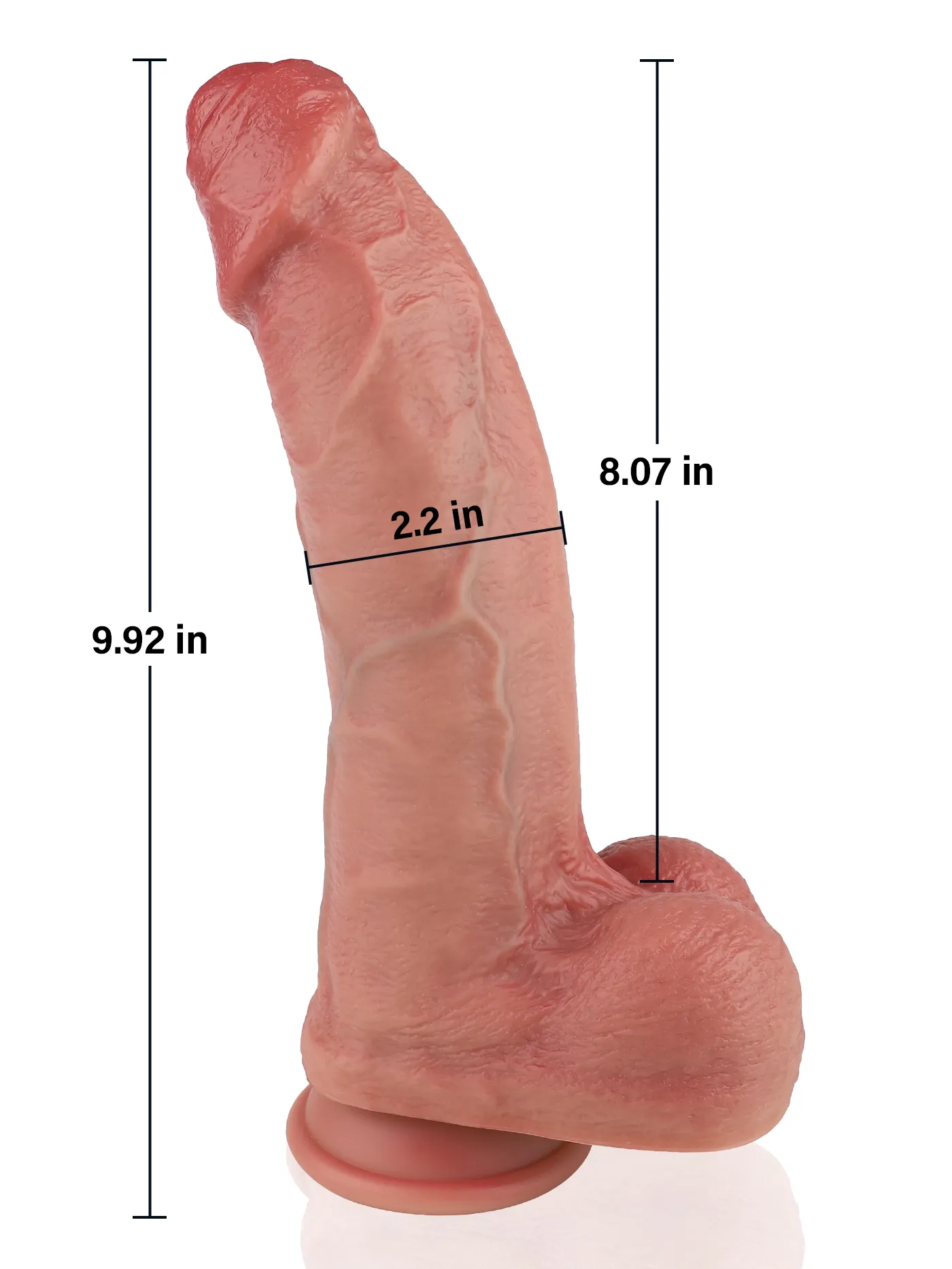 dildo with realistic foreskin