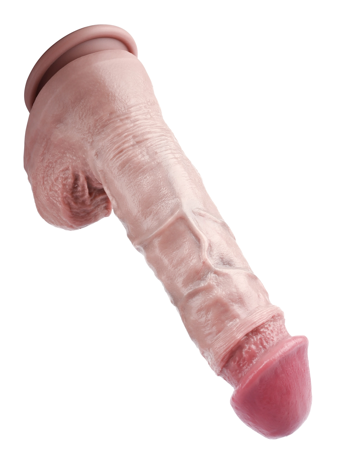 Devin 10.08" x 2.05" Flesh Most Realistic Huge Dildo With Sexy Glans