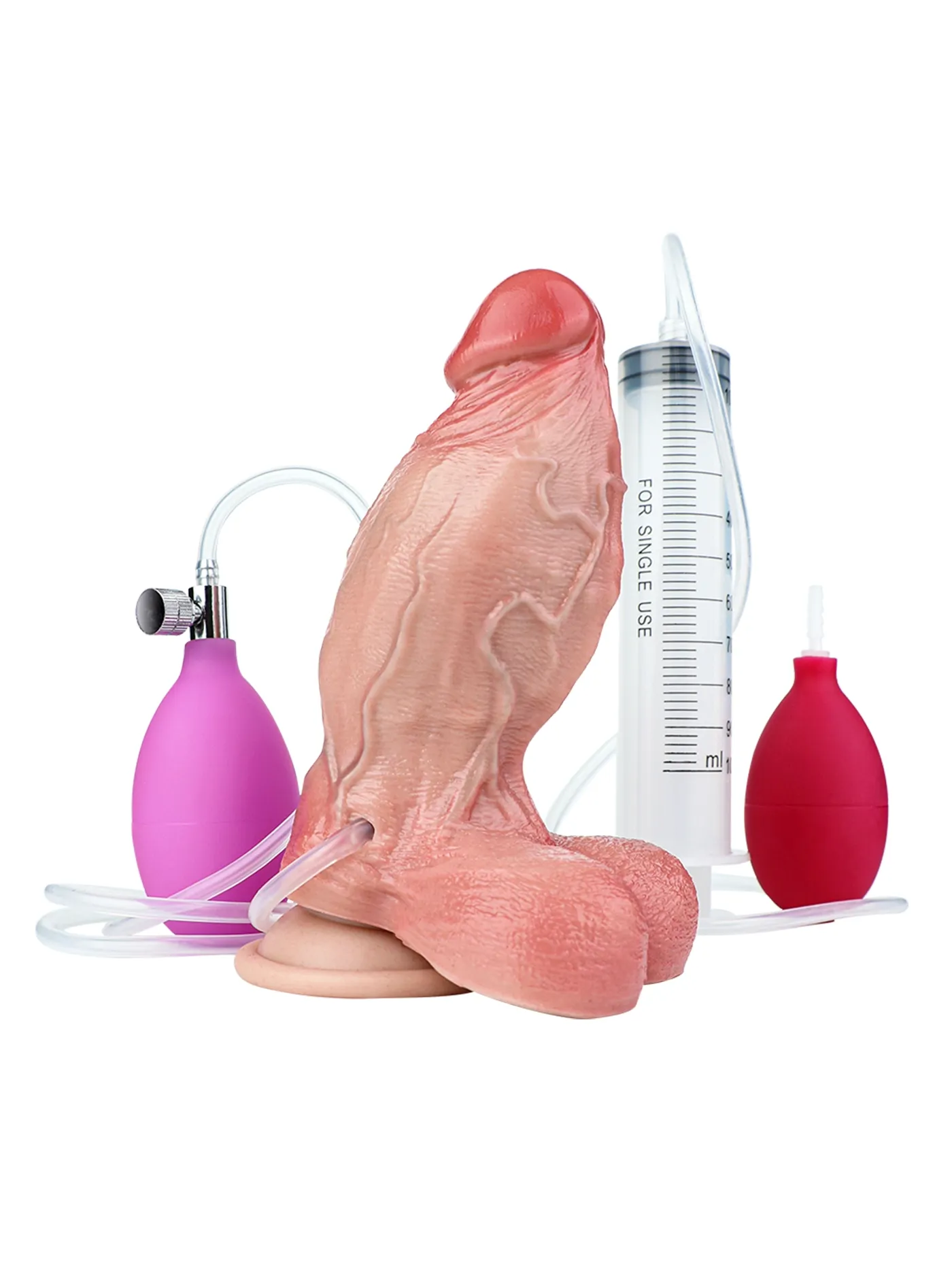 Michael 6.5″ x 2.24″ Lifelike Inflatable Squirting Dildo