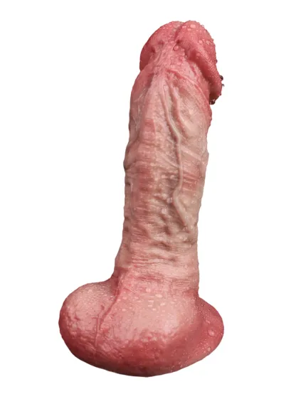 Elliott 7.36" x 1.89" Dual Density Silicone Dildo with Mushroom Head