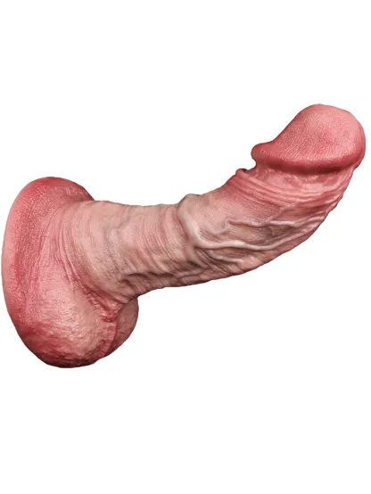 Elliott 7.36" x 1.89" Dual Density Silicone Dildo with Mushroom Head