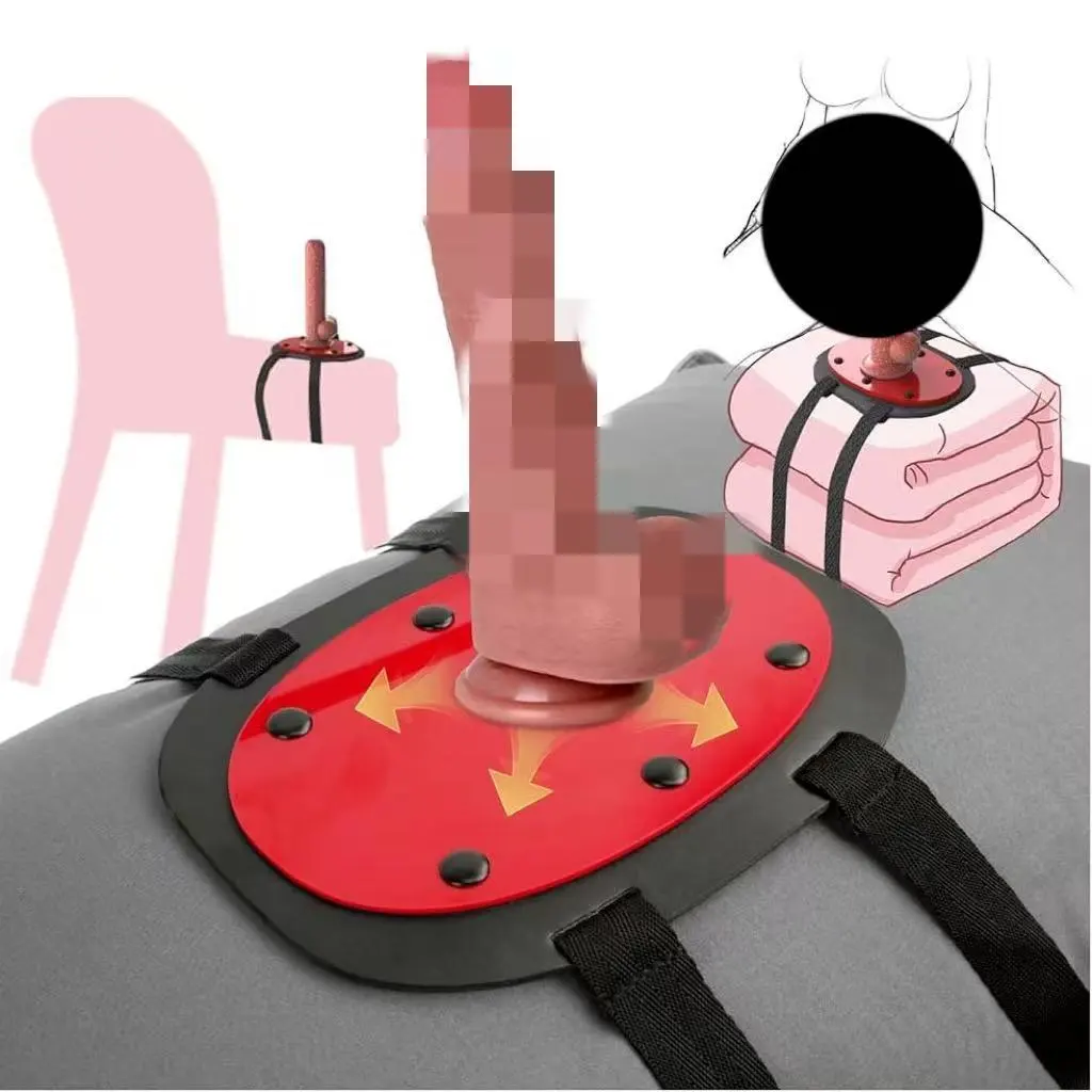 RealdickX Adjustable Strap-On Saddle - Hands-Free Dildo Mount for Couples Play, Sturdy Sex Toy Holder with Suction Base