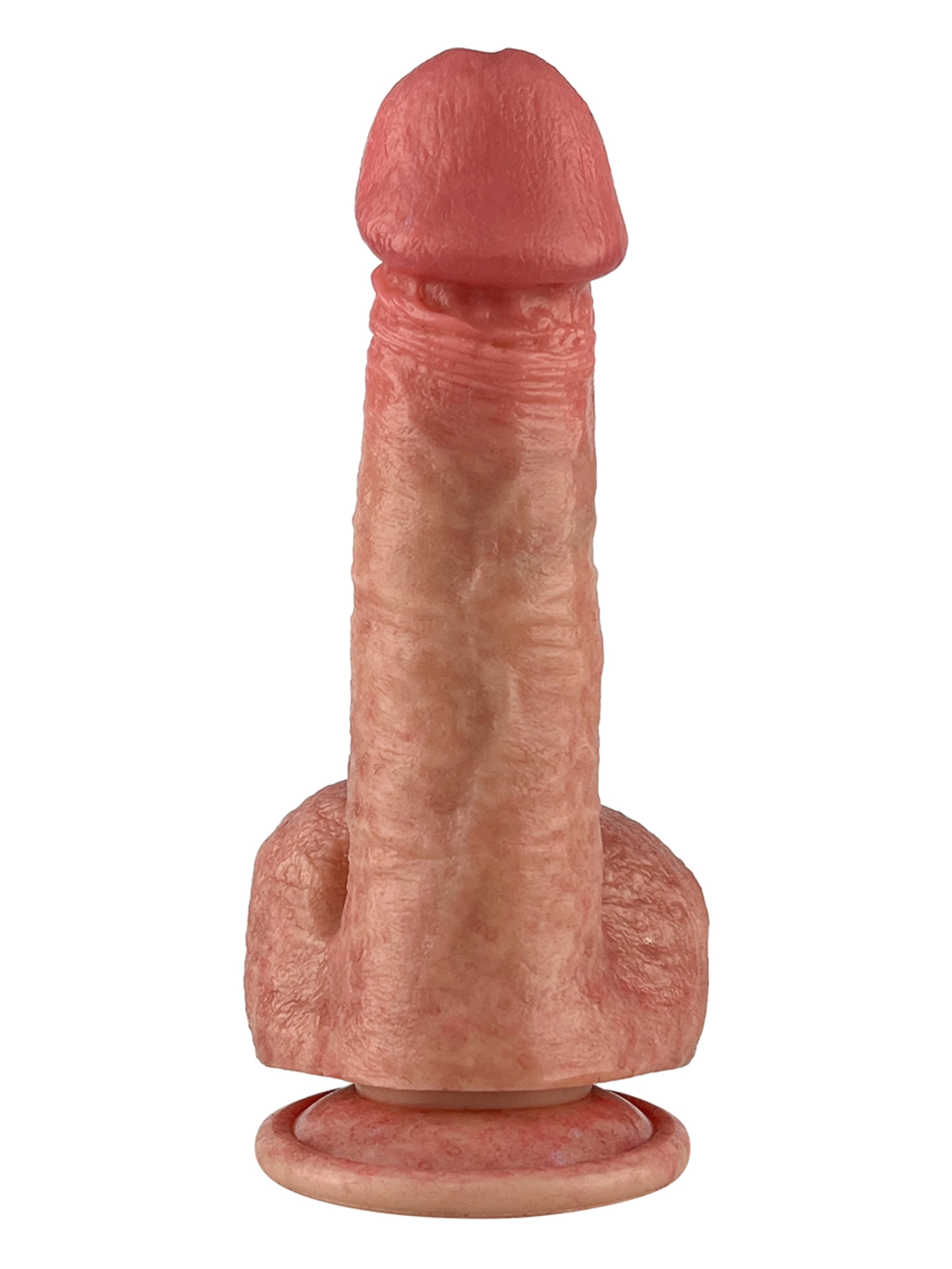 Henry 6.7” x 1.5” Thin Small Dildo Real Skin With Big Ball