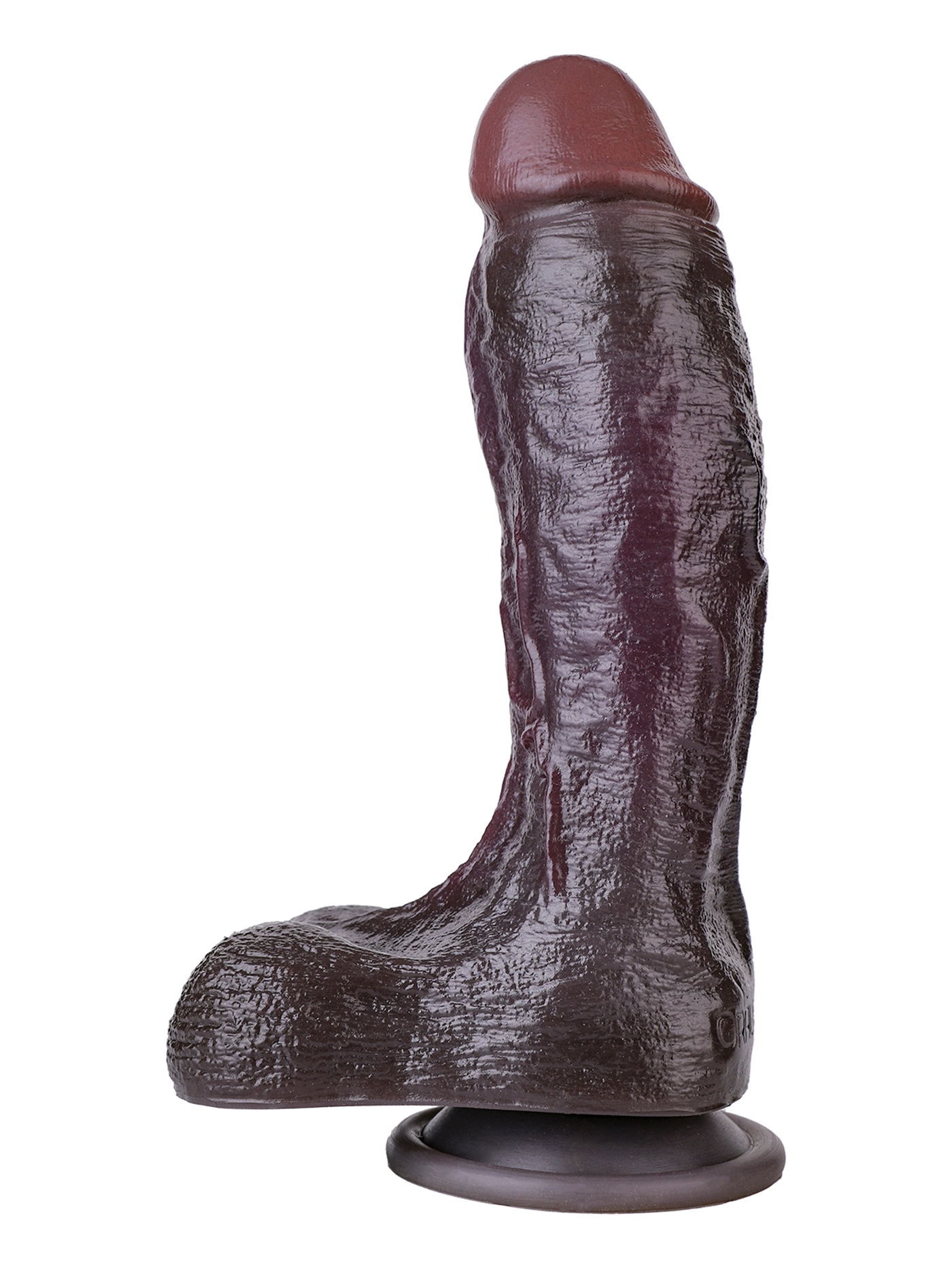 DeAndre 9.44" x 1.92" Huge Black Soft Dual Density Dildo