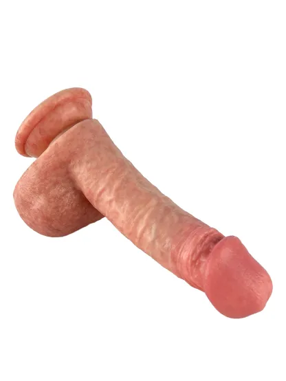 Henry 6.7” x 1.5” Thin Small Dildo Real Skin With Big Ball