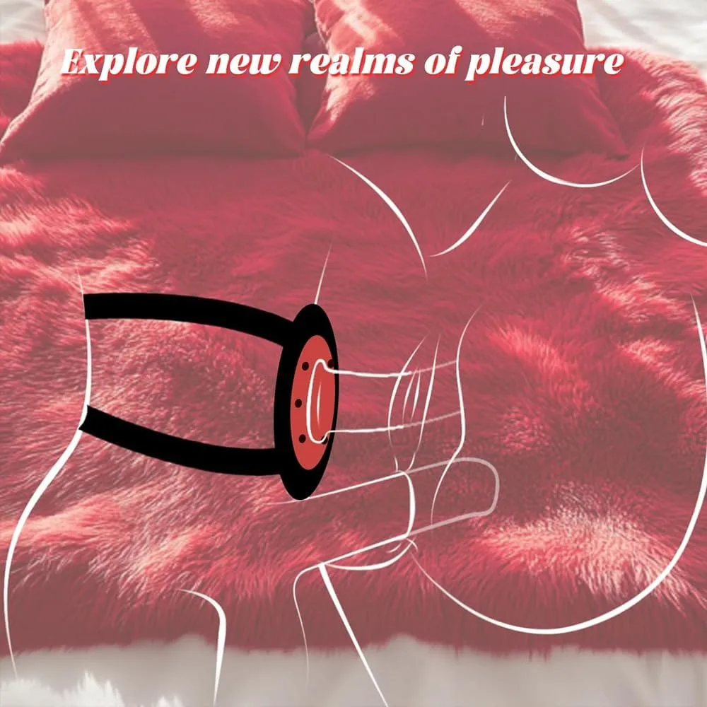 RealdickX Adjustable Strap-On Saddle - Hands-Free Dildo Mount for Couples Play, Sturdy Sex Toy Holder with Suction Base