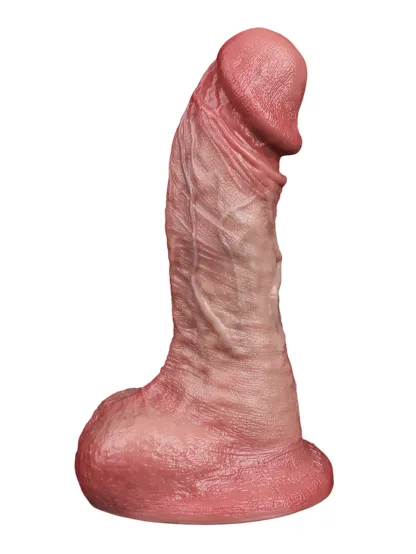 Elliott 7.36" x 1.89" Dual Density Silicone Dildo with Mushroom Head