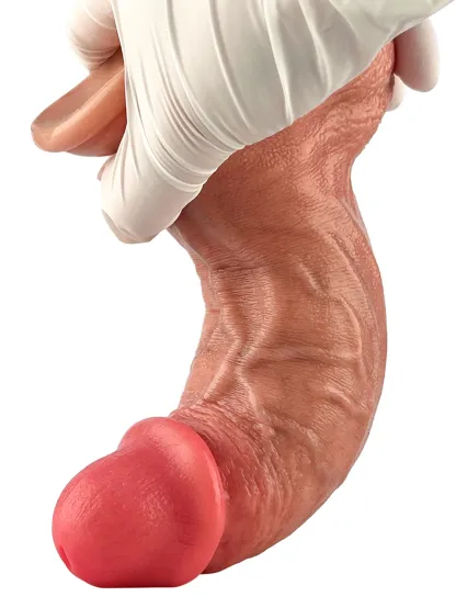 Fritz 7.2" x 2.1" Thick Short Fat Dildo Flesh Soft Skin