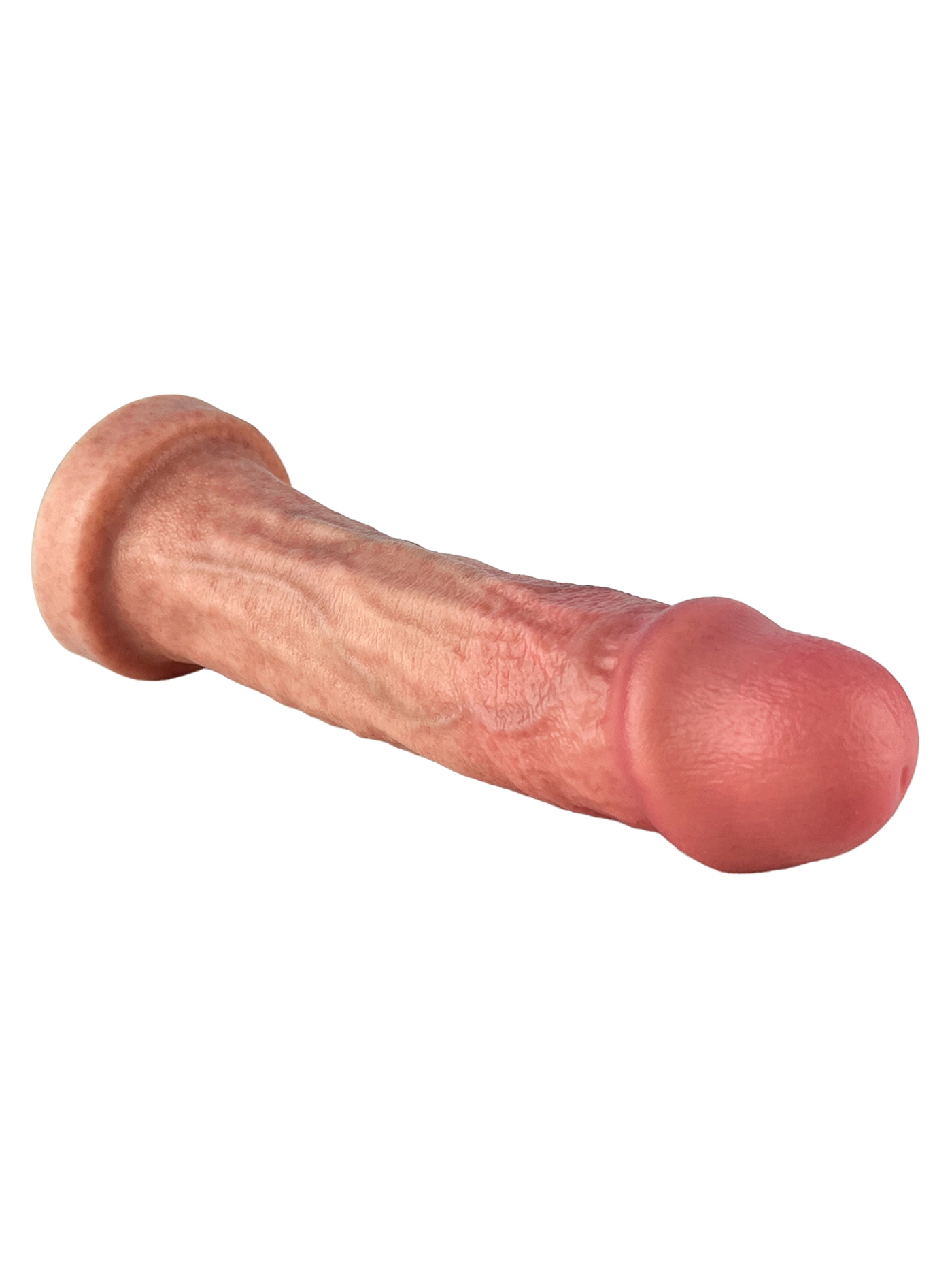 Asher 8.8" x 2" Flesh Skin No Balls Lifelike Soft Dildo
