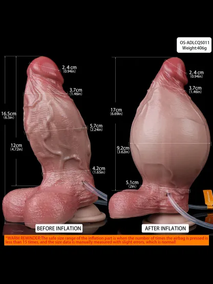 Michael 6.5″ x 2.24″ Lifelike Inflatable Squirting Dildo