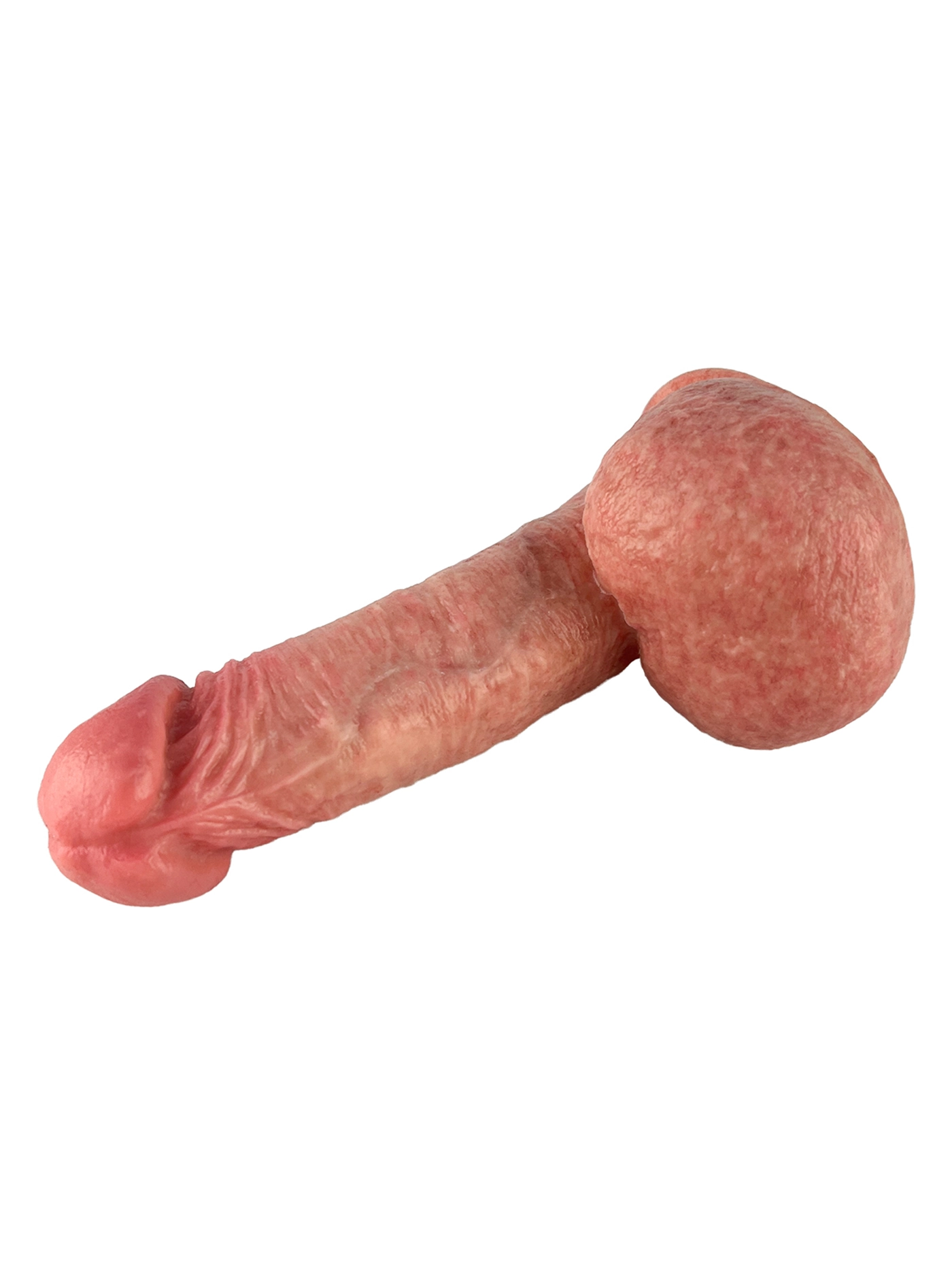 Henry 6.7” x 1.5” Thin Small Dildo Real Skin With Big Ball
