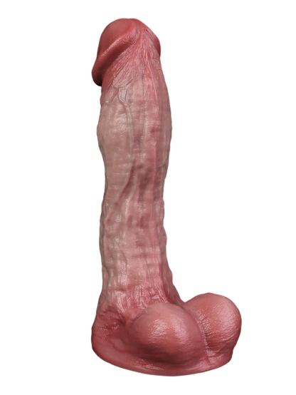 Luxe 9.02" x 1.85" Large Soft Realistic Silicone Dildo