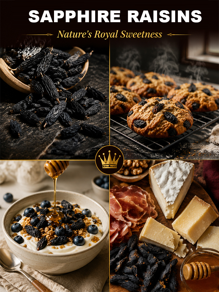 🍇💎 A taste that captivates the soul! The "King of Raisins"—Sapphire Raisins—has arrived!