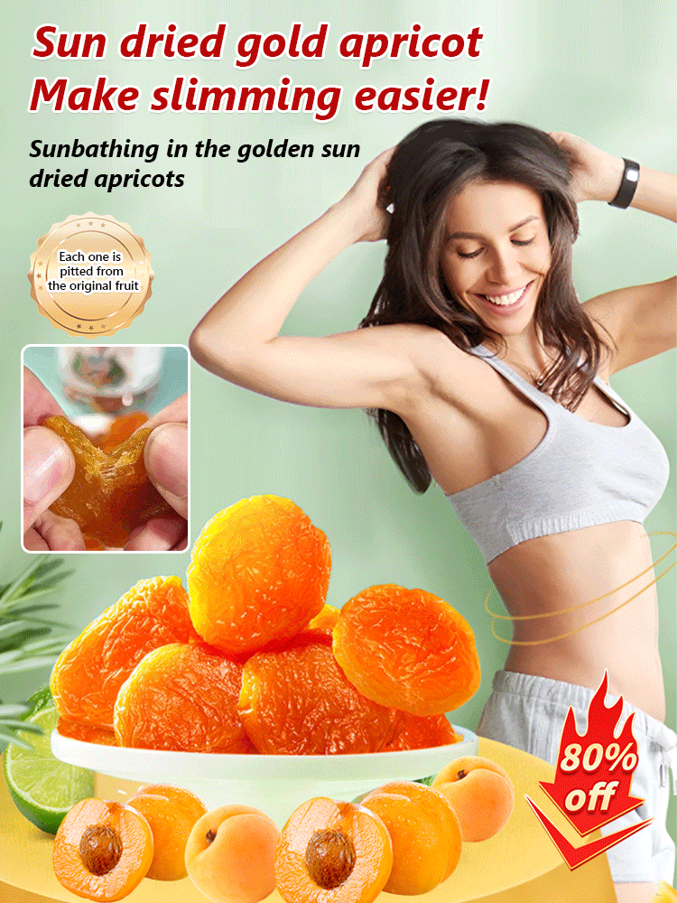 Sugar-lowering and lipid-lowering pitted dried apricots