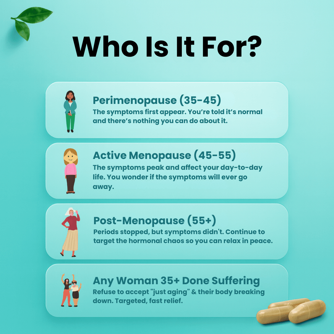 Eliminate Menopause Symptoms Starting In 48 Hours