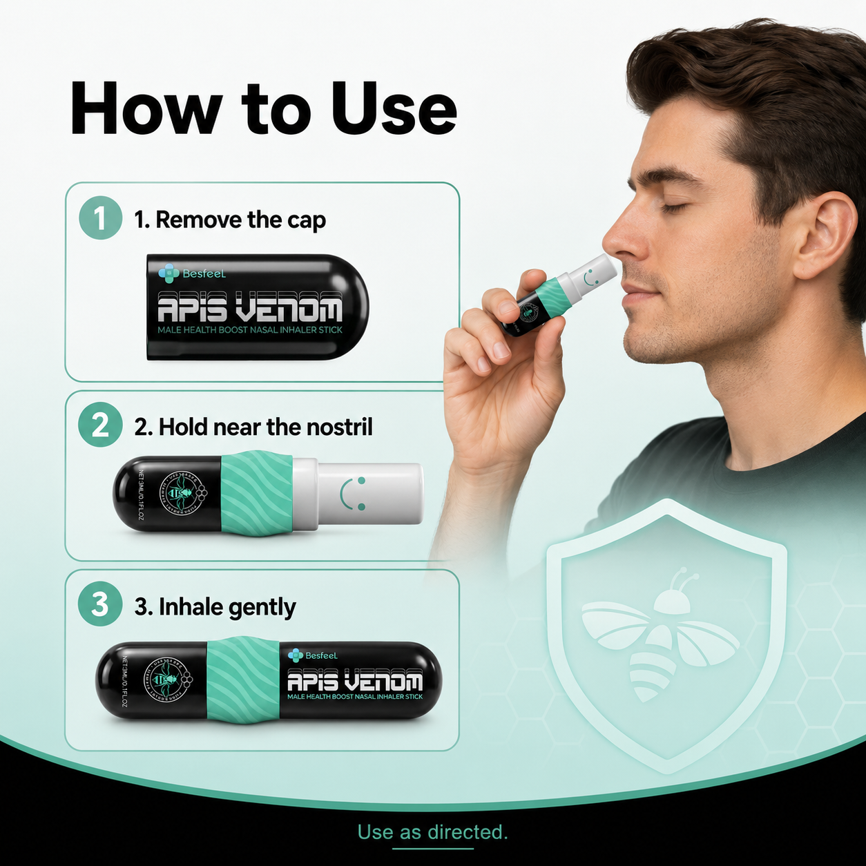 BesfeeL – Men's Health-Enhancing Nasal Inhaler Stick