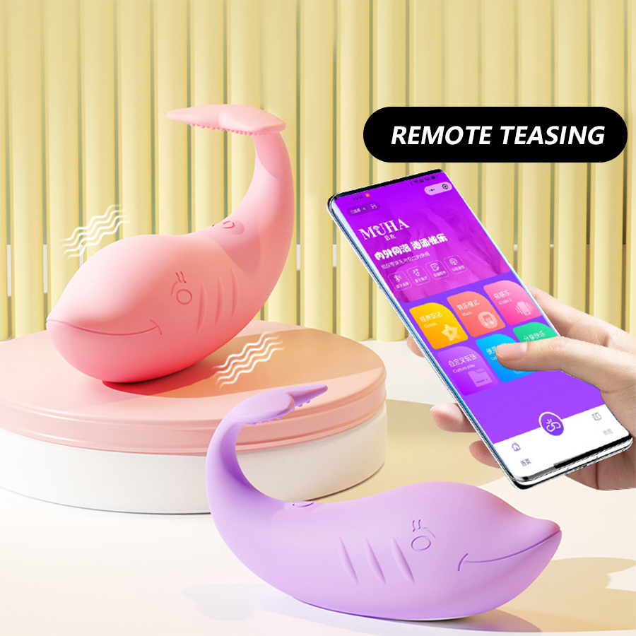 Smart Remote Control Wearable Dolphin Massager – Premium Silicone Intimate Wellness Device