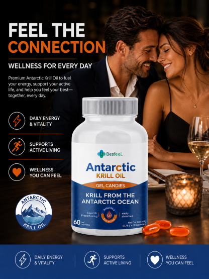 Krill Antartika dan minyak krill: suplemen nutrisi yang sehat.