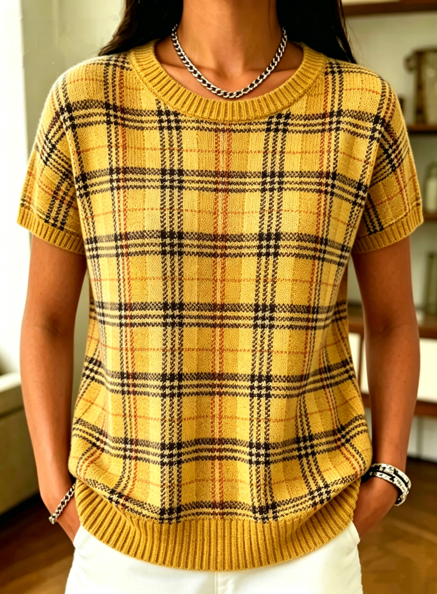 New Arrivals🔥 Women's Plaid Casual Top 