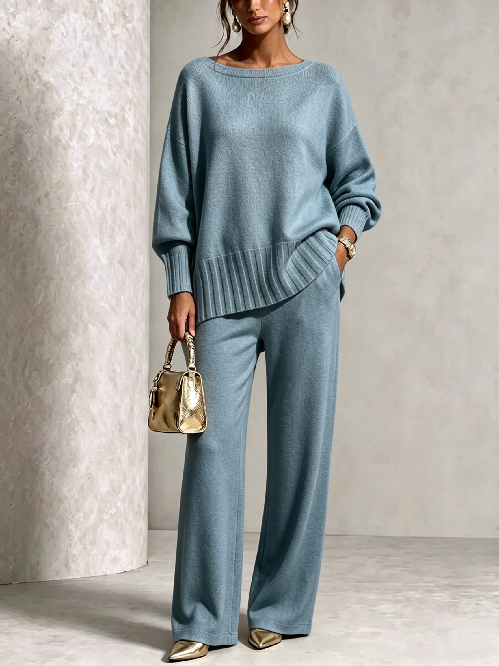 CLEARANCE SALE💥Hot Sale Soft Cashmere Casual Sweater Suit