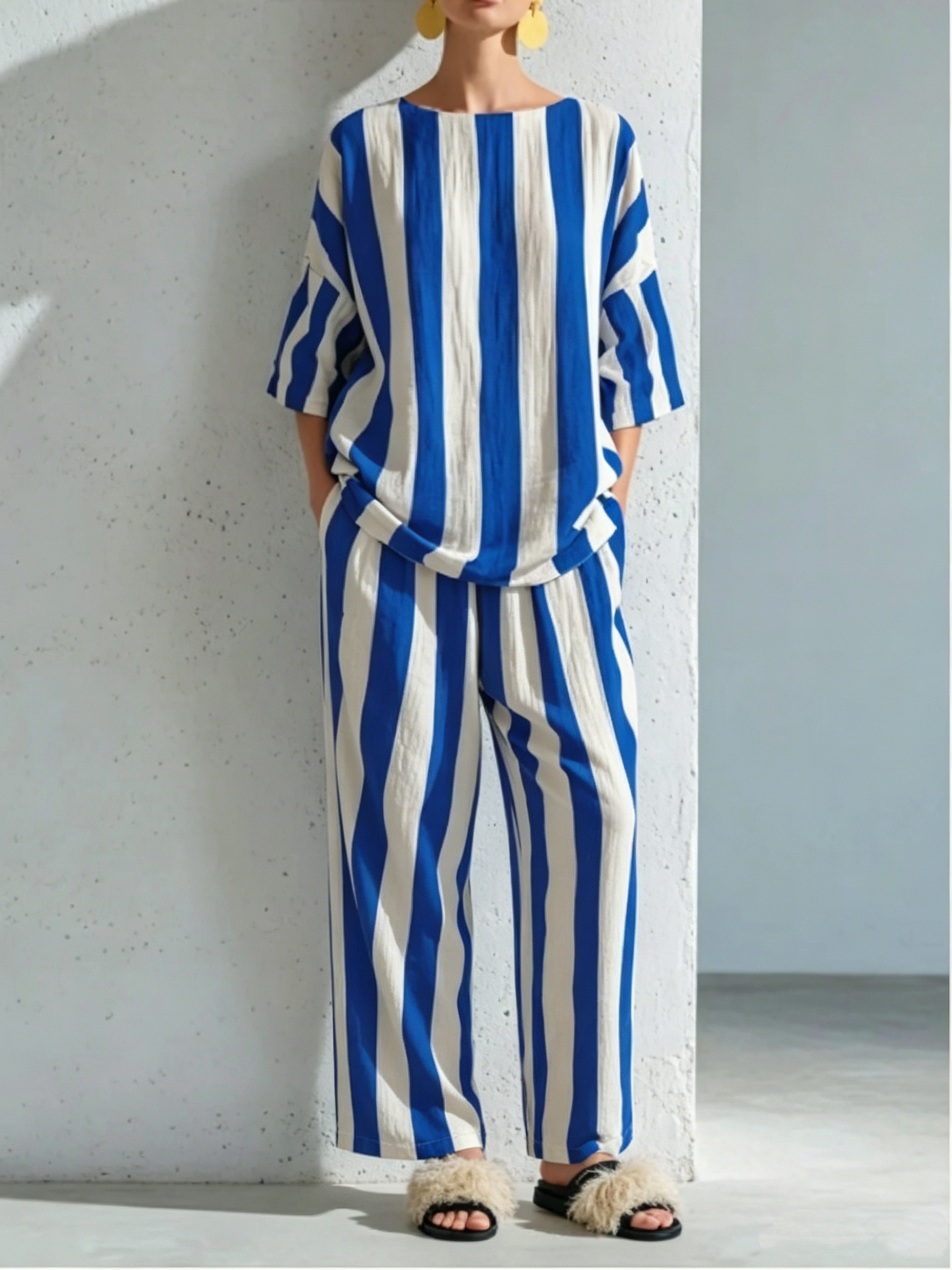  Today 49% off🔥 Women's Cotton-linen Two-piece Set
