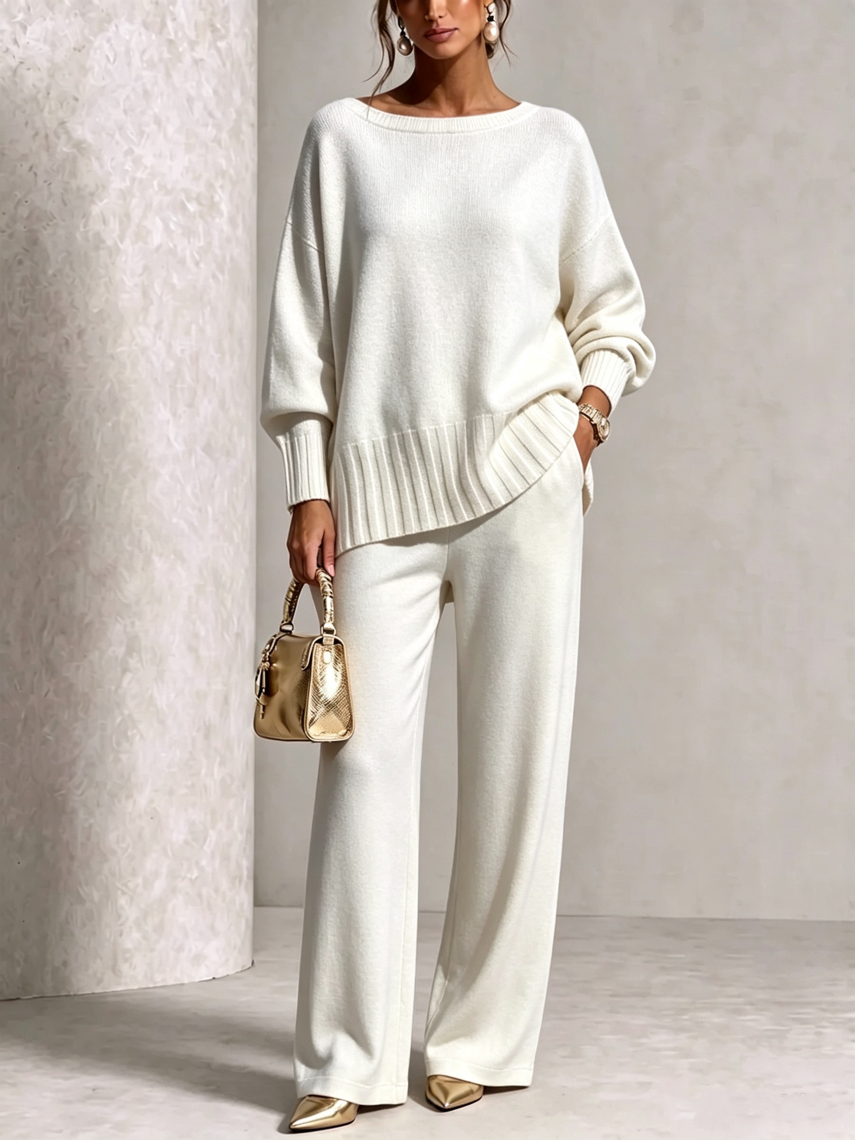 CLEARANCE SALE💥Hot Sale Soft Cashmere Casual Sweater Suit