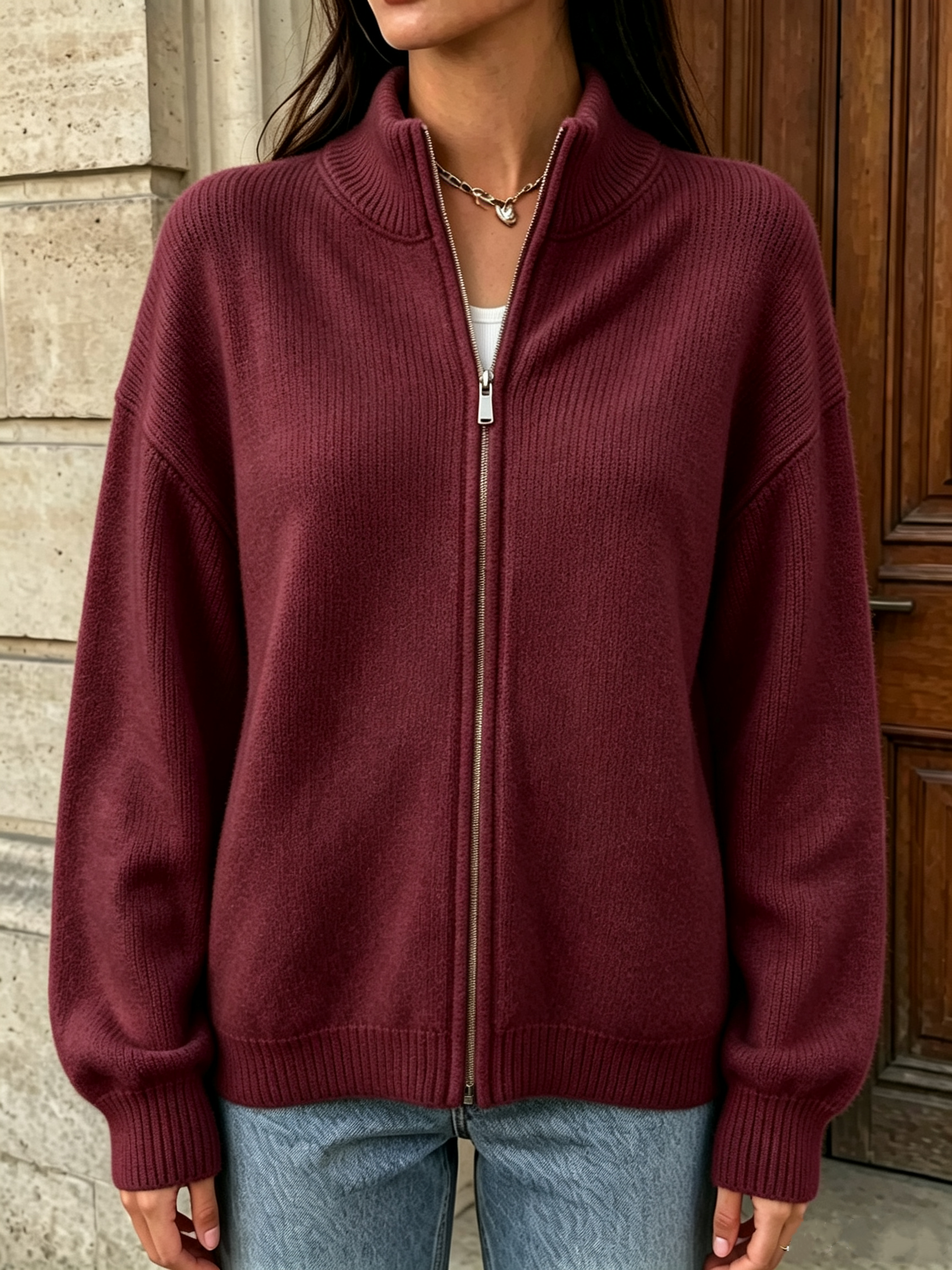 CLEARANCE SALE🔥 Women's Elegant Knit Coat