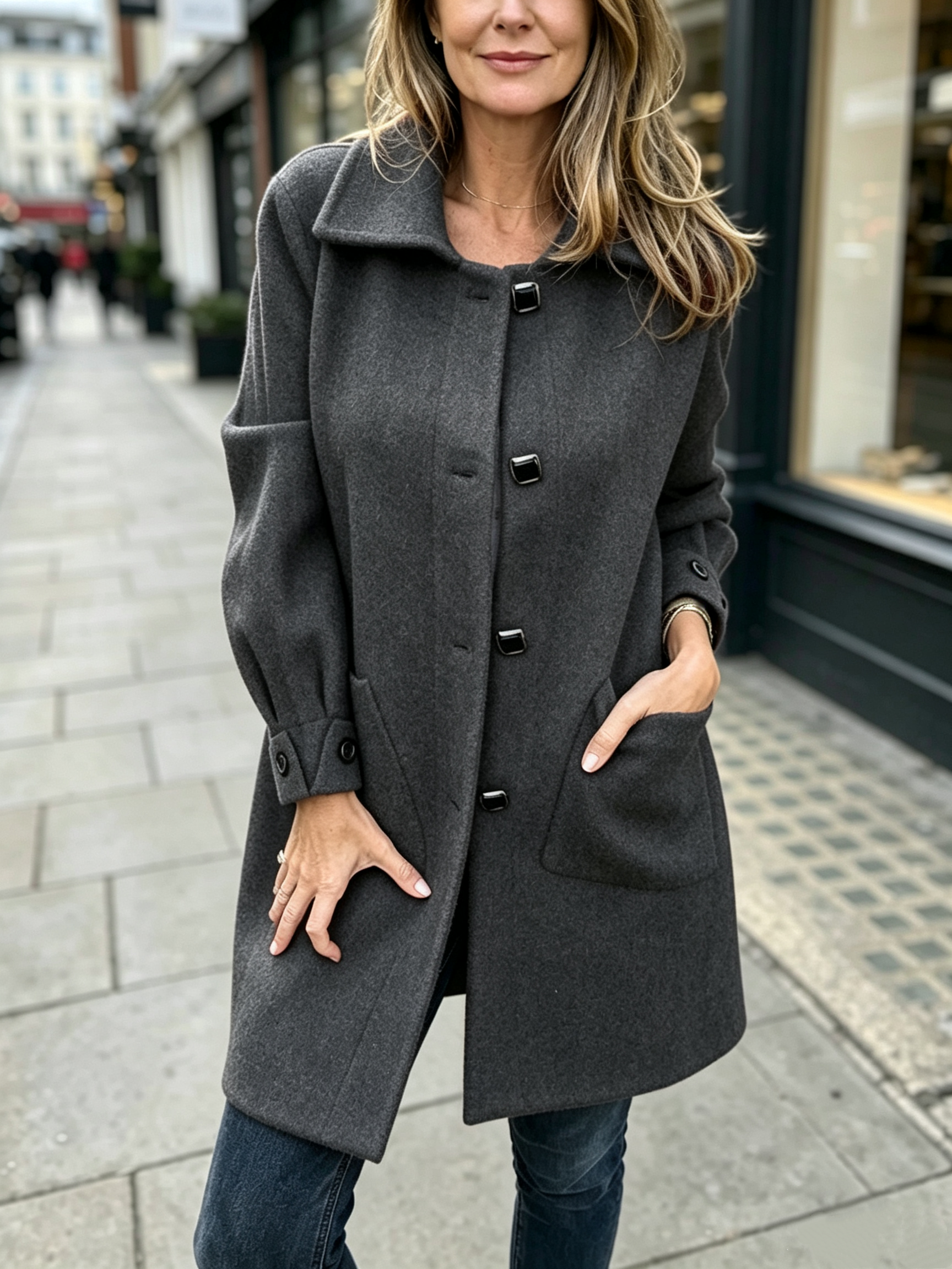 CLEARANCE SALE🔥 Women's Timeless Wool Blend Coat