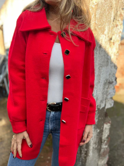 Clearance Sale🔥2025 Women's Casual Lapel Pocket Jacket