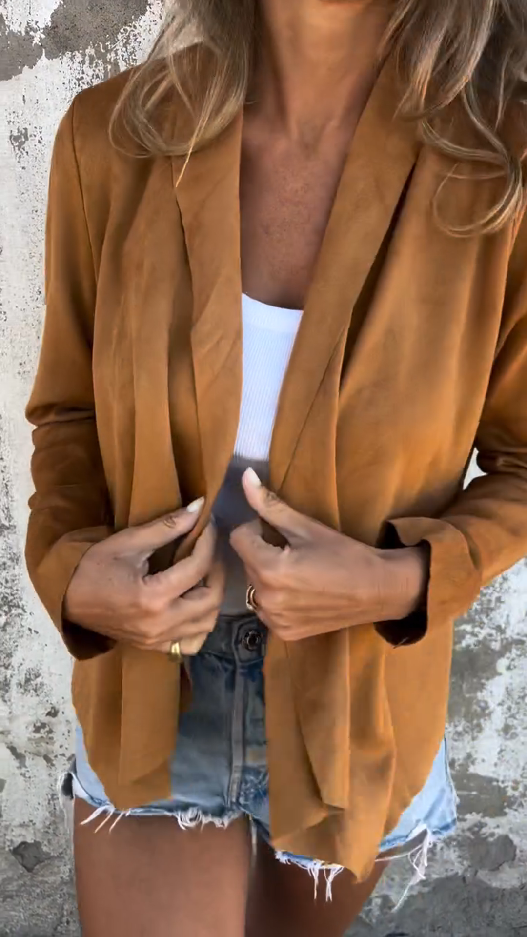 NEW🔥 Colorful Suede Coat