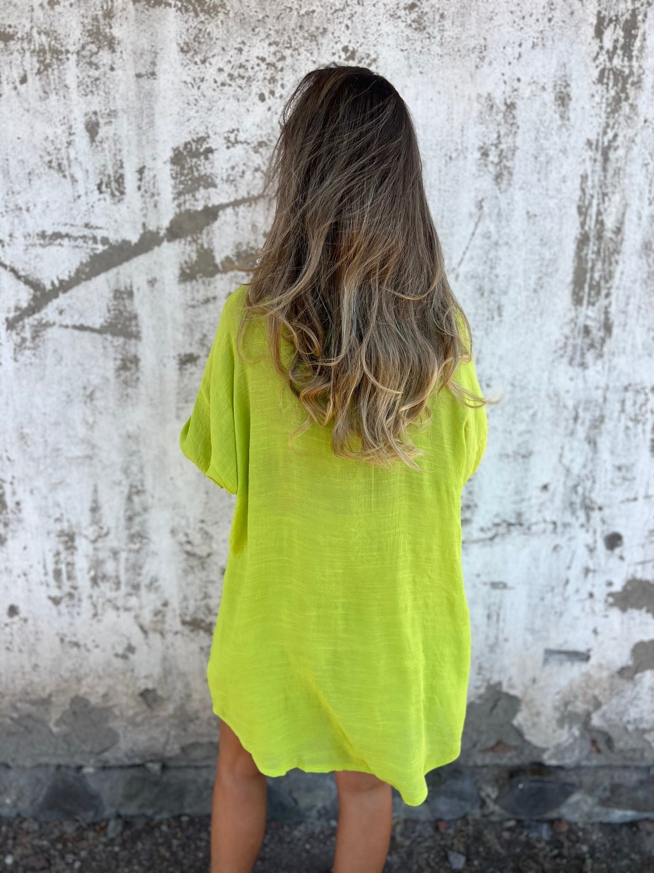 Solid Color Loose Shirt And Shorts Two-Piece Set