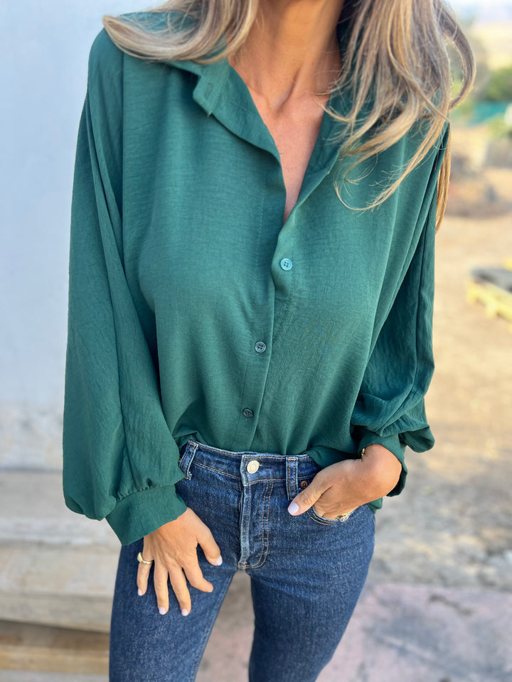 48% OFF🔥 Women's Lapel Single Breasted Solid Color Shirt (Buy 2 free shipping)