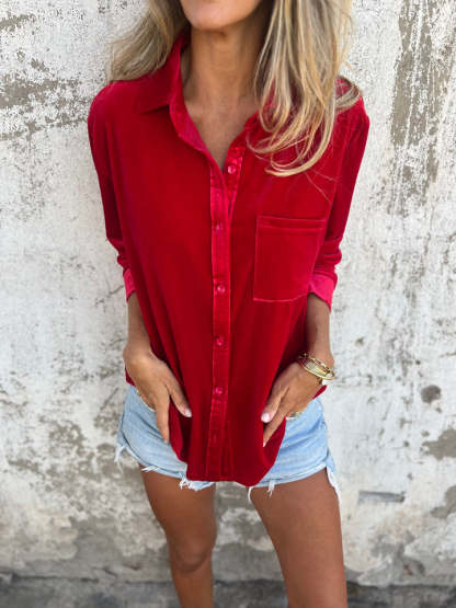 CLEARANCE SALE🔥Women's Velvet Shirt