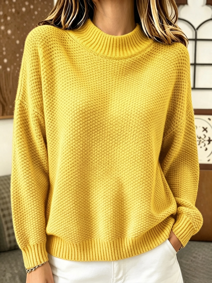 🔥FALL NEW ARRIVIAL 🔥| UP TO 55% OFF -Turtleneck three-dimensional diamond knitted sweater