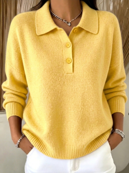CLEARANCE SALE🔥Women's Casual knitted polo shirt