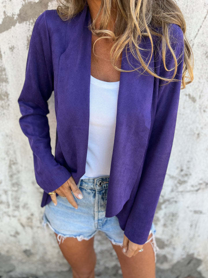 NEW🔥 Colorful Suede Coat