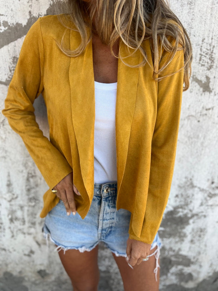 NEW🔥 Colorful Suede Coat