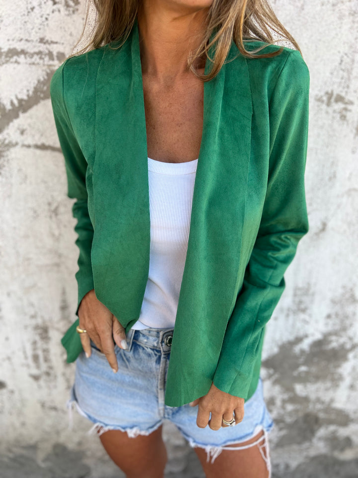 NEW🔥 Colorful Suede Coat