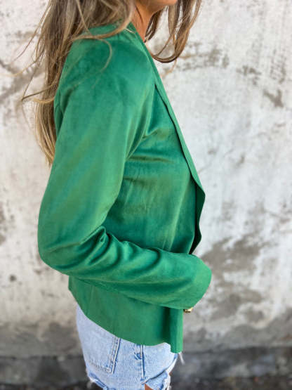 NEW🔥 Colorful Suede Coat